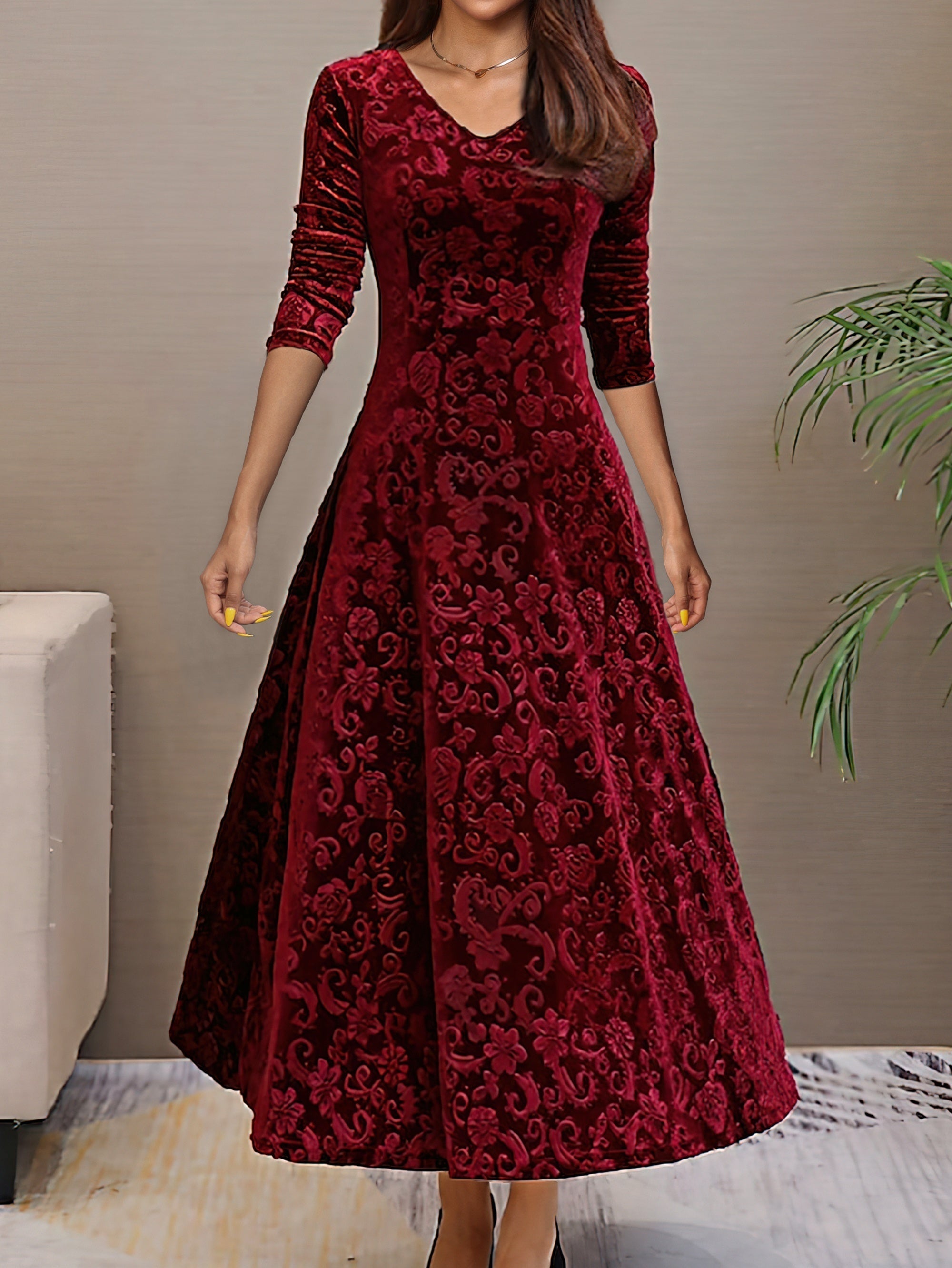 Denise | Holiday Velvet Elegance Jurk