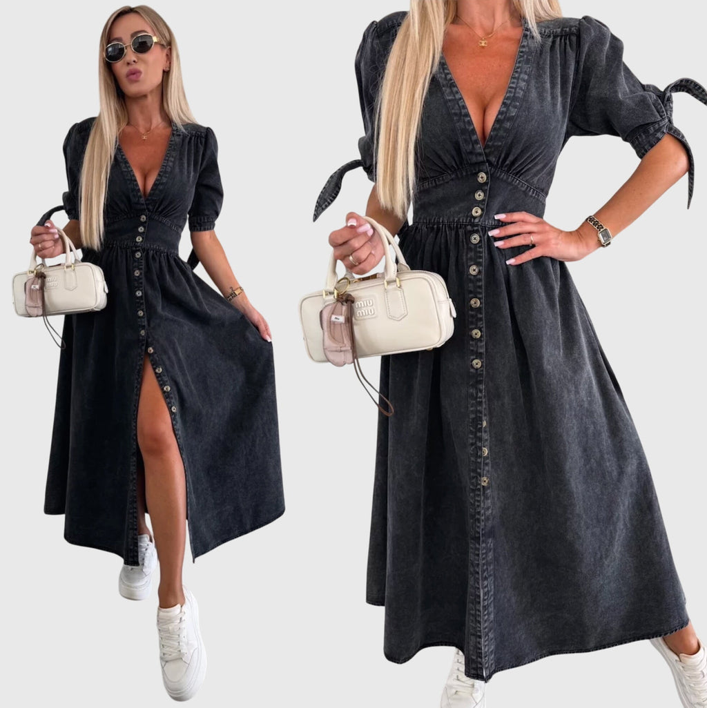 Sophia™ | Elegante Denim Jurk