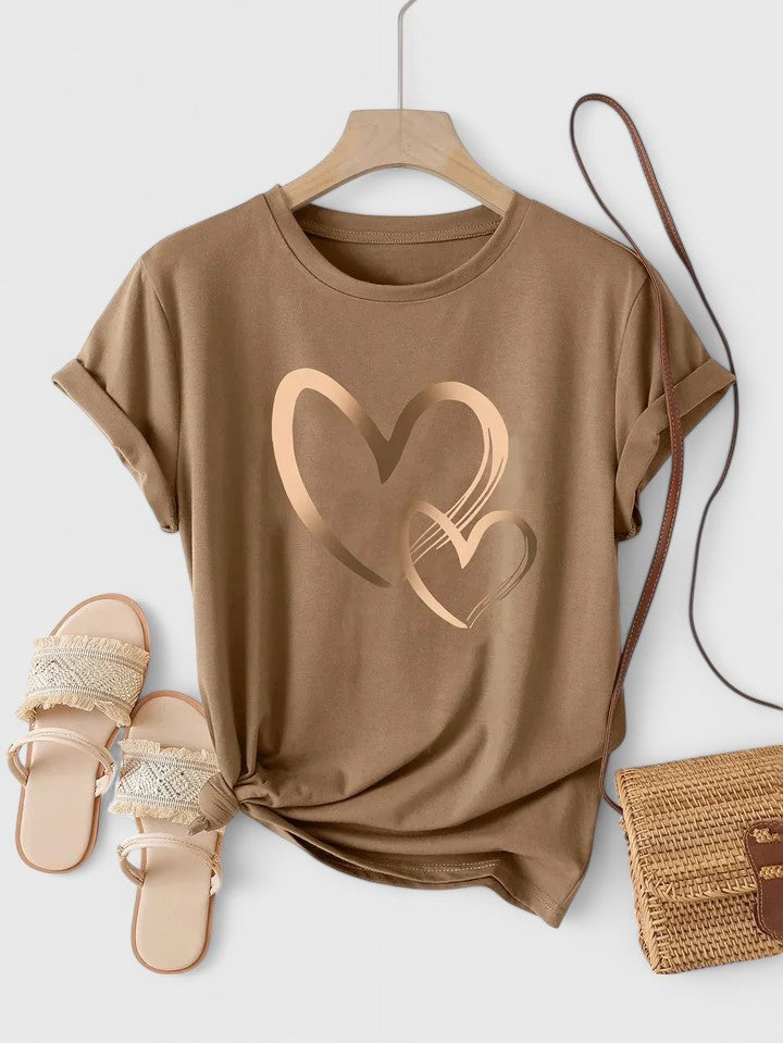 Ivanelle | Comfortabel T-shirt met Korte Mouwen