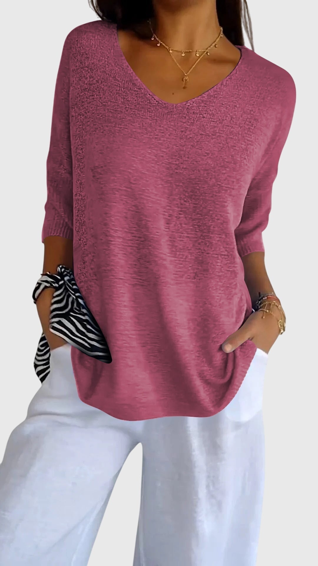 Cassandra™ | Elegante V-hals Top