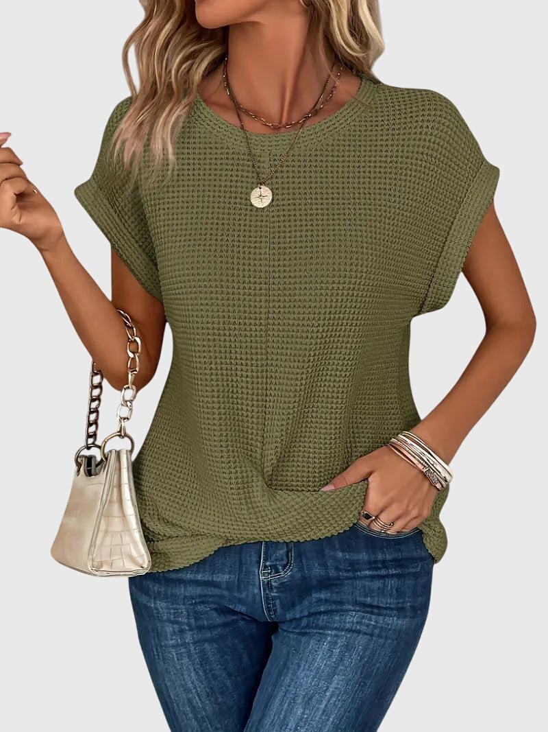 Isa™ | Elegante Blouse met Ronde Hals