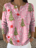 Sofie | Kersttrui met knopen