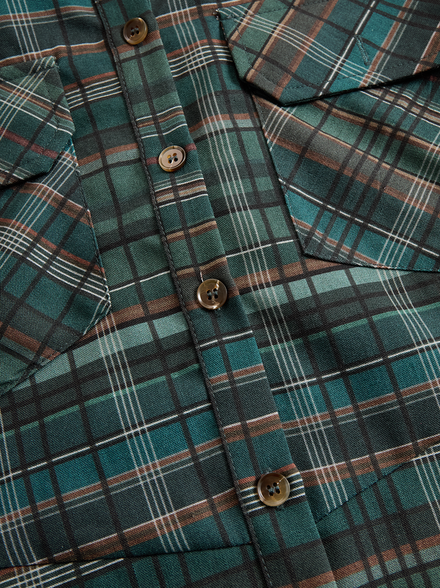 Lydia | Geruit Revers Enkele Rij Knopen Overgooier