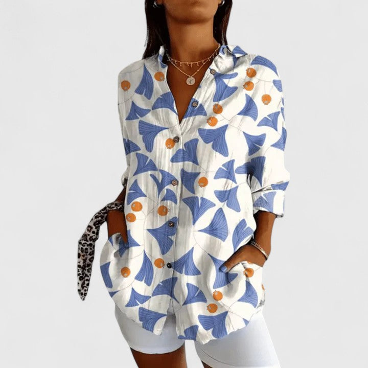 Katarine | Elegante bloemenblouse
