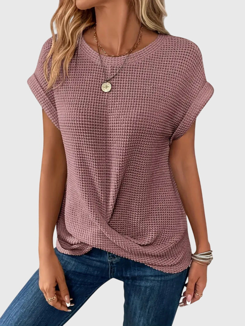Isa™ | Elegante Blouse met Ronde Hals