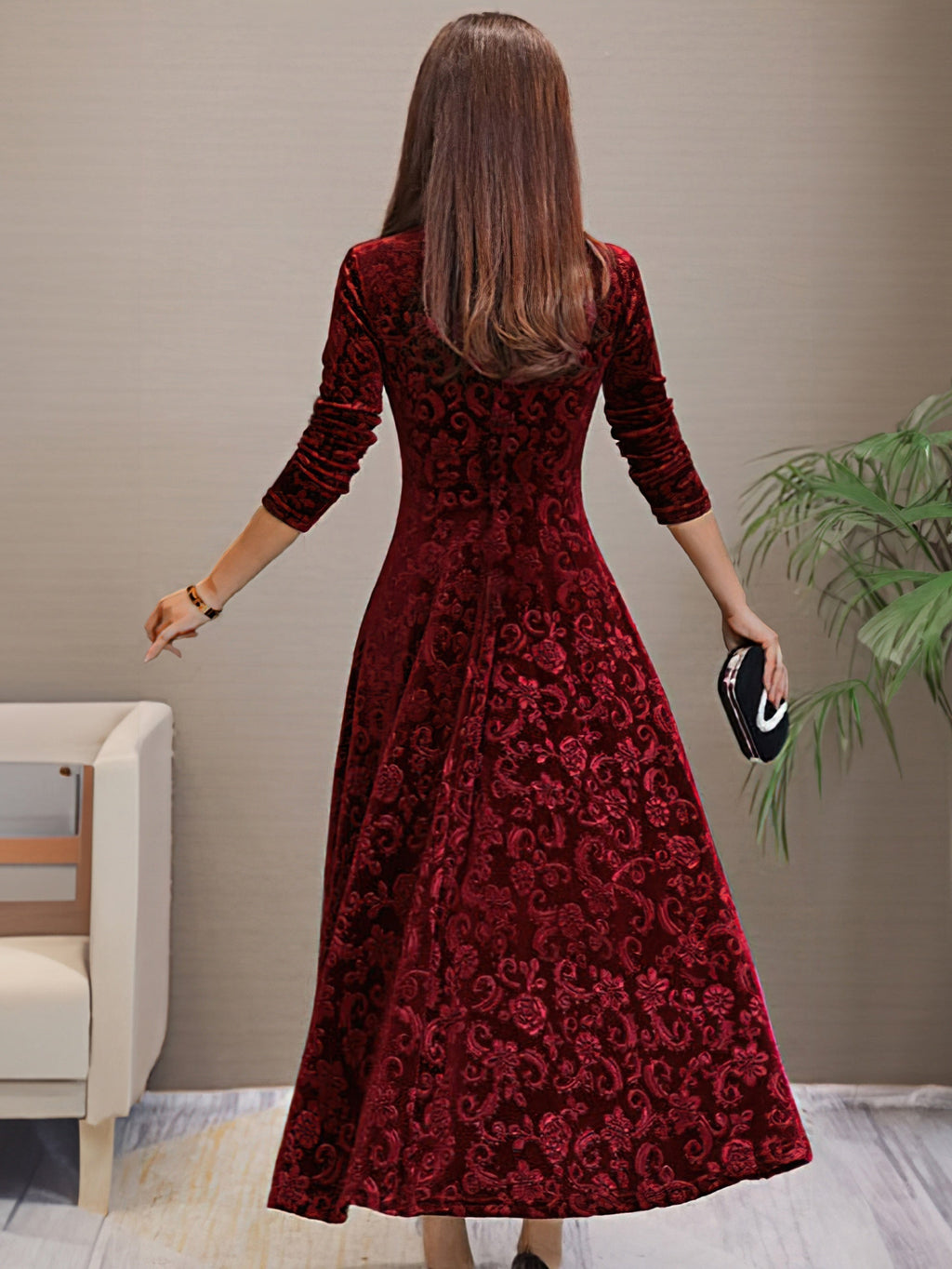 Denise | Holiday Velvet Elegance Jurk