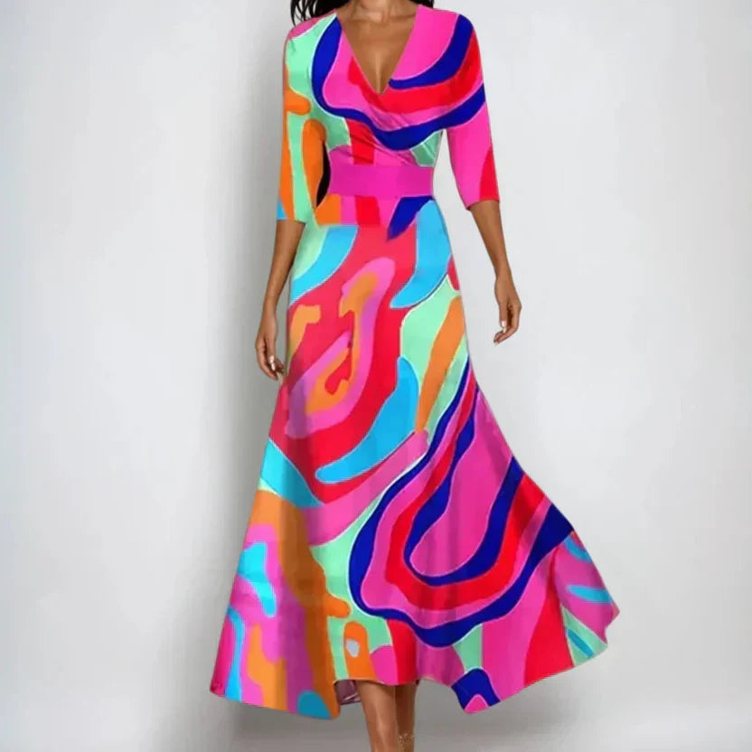 Emily - Luxe Bloemenjurk