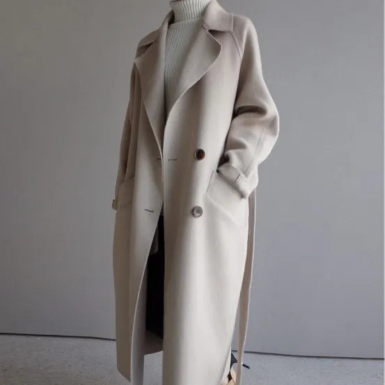 Elowen | Elegante lange winterjas voor dames