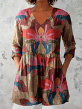 Sarah | Lange blouse met V-hals