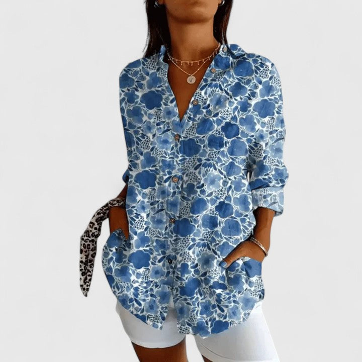 Katarine | Elegante bloemenblouse