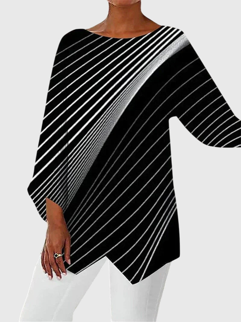 Alayah™ | Elegante top met ronde hals