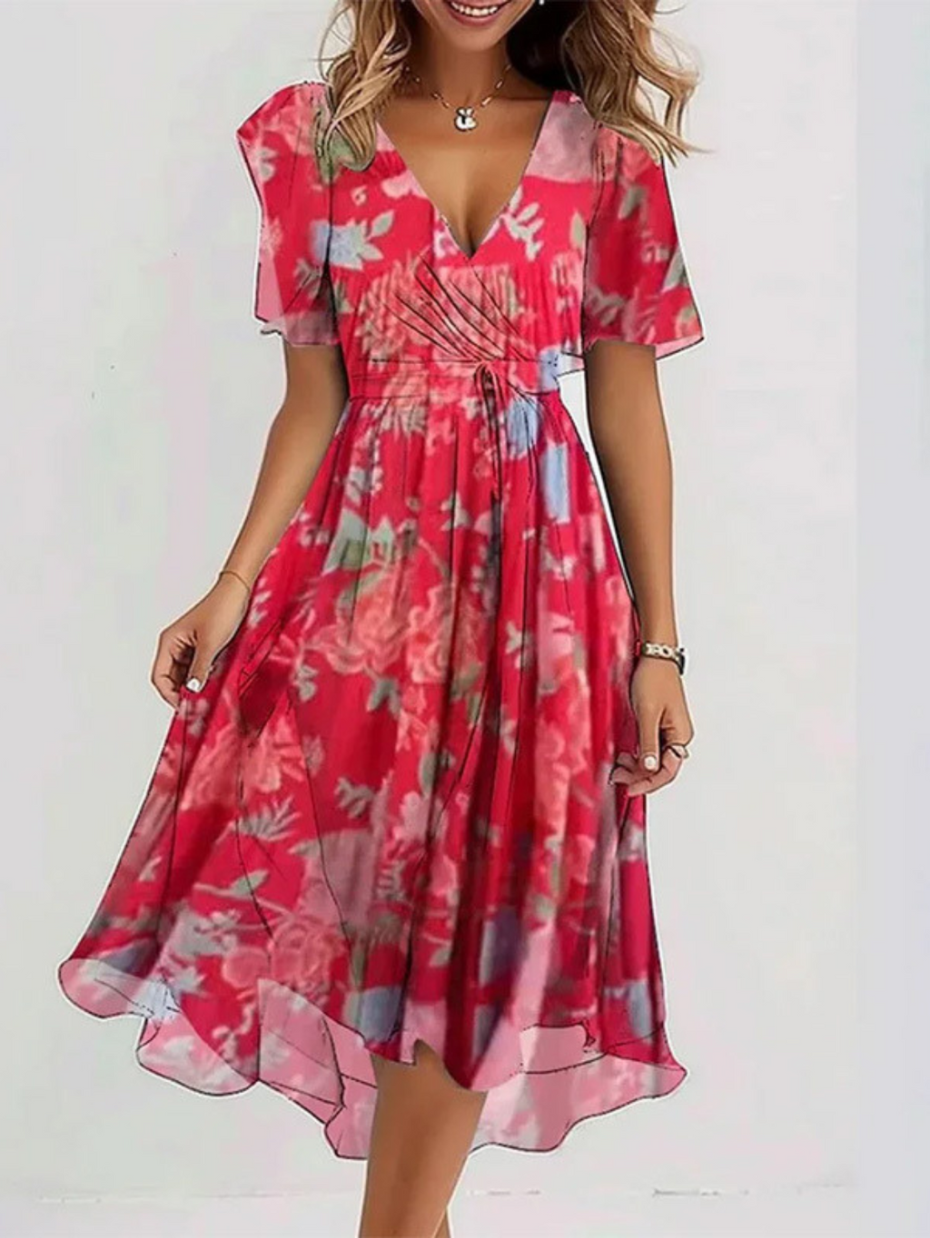 Matilda™ | Zomerjurk Met Buikbedekking