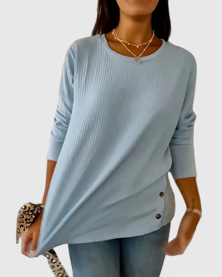 Megan™ | Elegante Crew Top