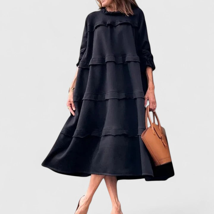 Briannelyse | Geraffineerde Midi Jurk