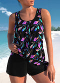 Helena | Stijlvolle bloemen tankini set dames