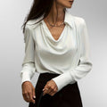Violet™ | Elegante Satijnen Blouse