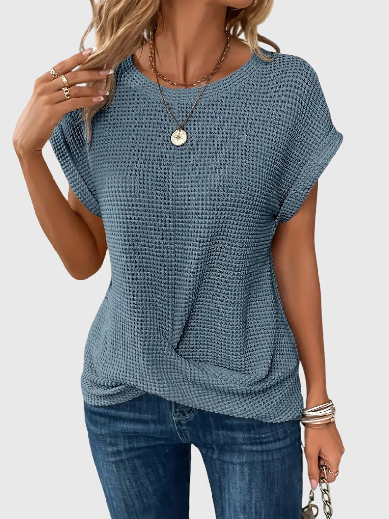 Isa™ | Elegante Blouse met Ronde Hals
