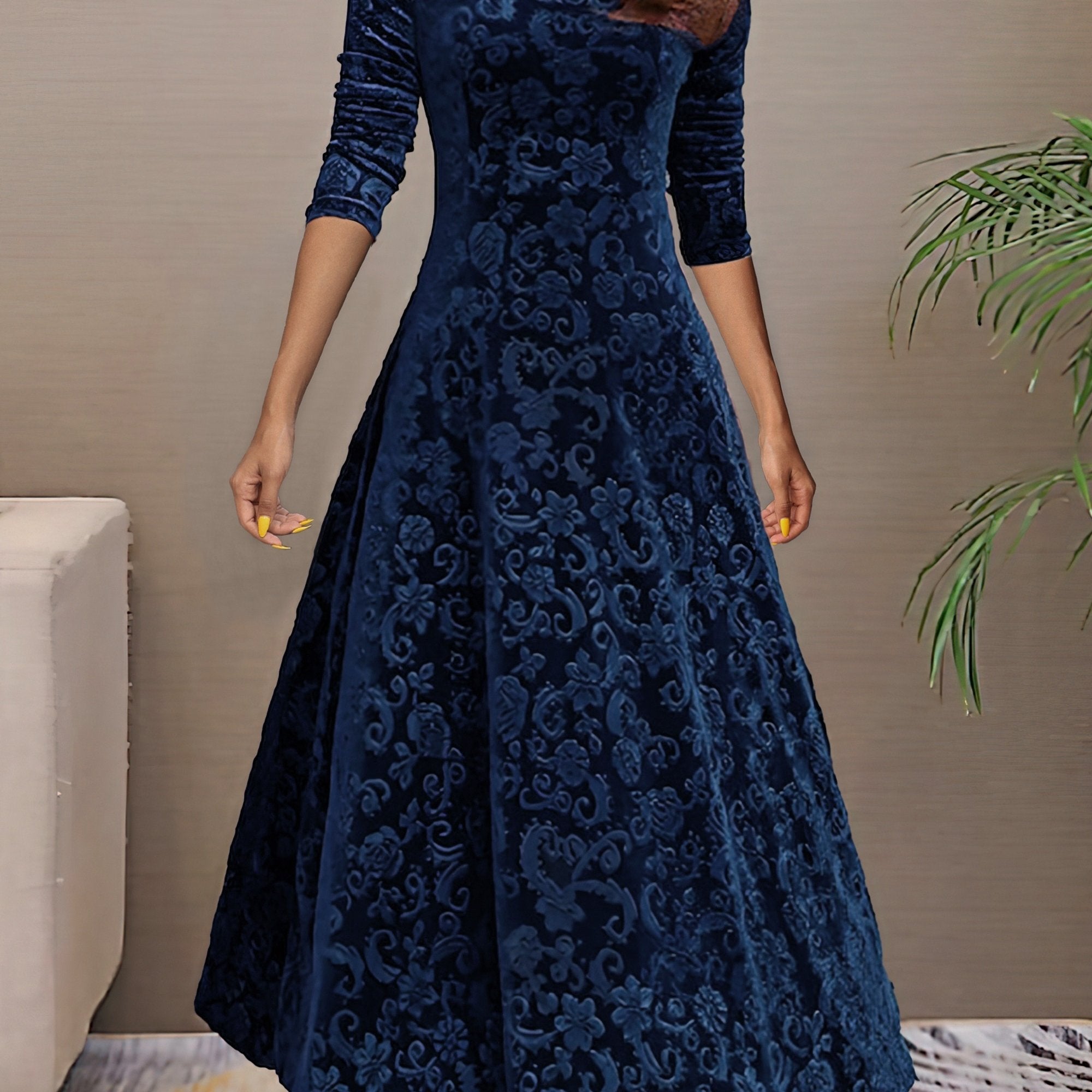 Denise | Holiday Velvet Elegance Jurk