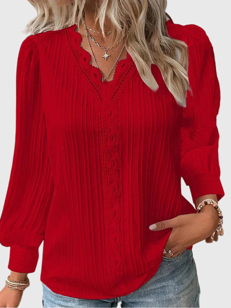 Andrea™ | Elegante pulloverblouse