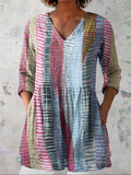 Anais | Lange blouse met V-hals