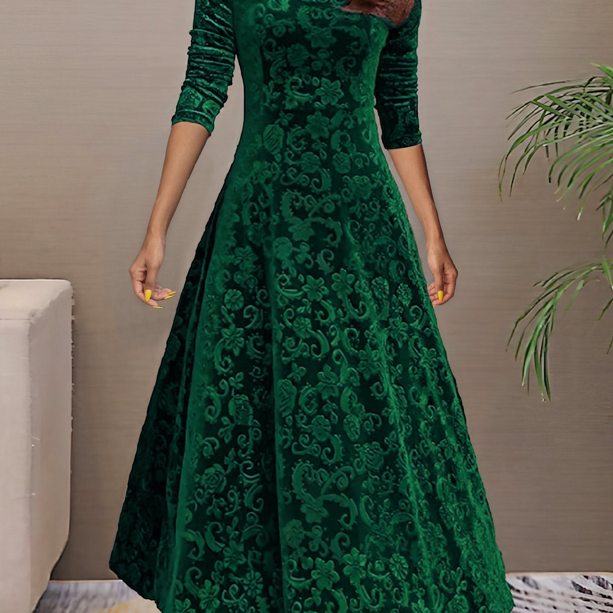 Denise | Holiday Velvet Elegance Jurk