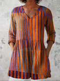 Nadia | Lange blouse met V-hals