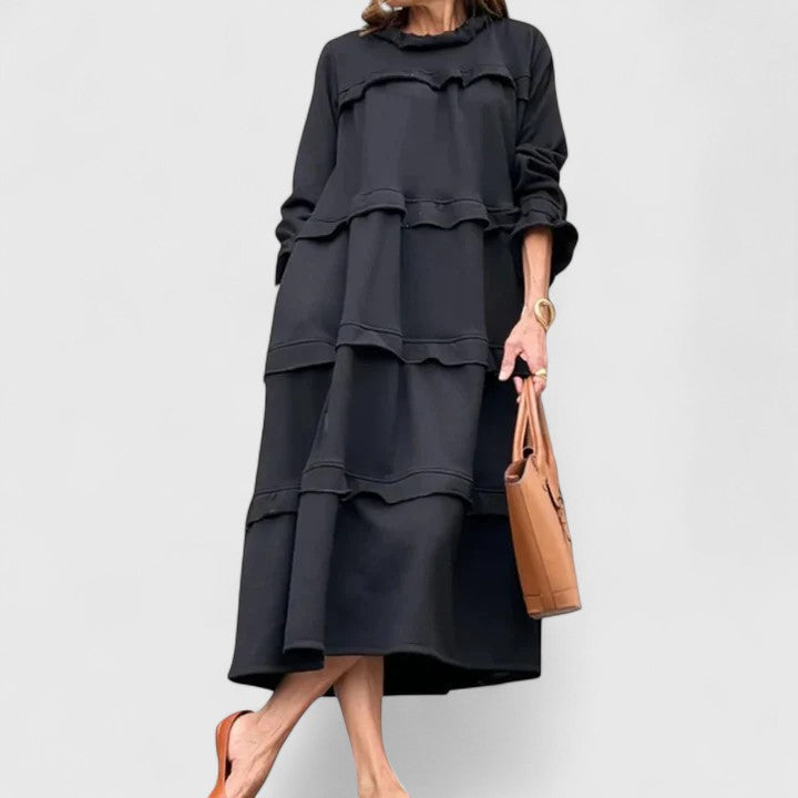 Briannelyse | Geraffineerde Midi Jurk