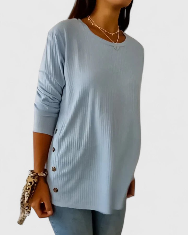 Megan™ | Elegante Crew Top