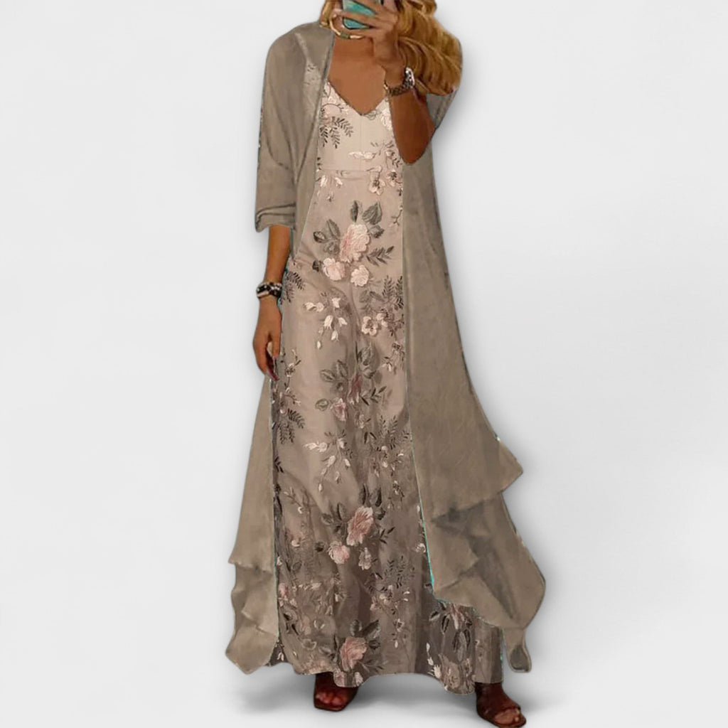 Bryleigh | Elegante Tweedelige Maxi-Jurkset