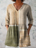 Camille | Lange Blouse met V-hals