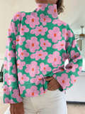 Aspen | Gebreide trui met bloemenprint