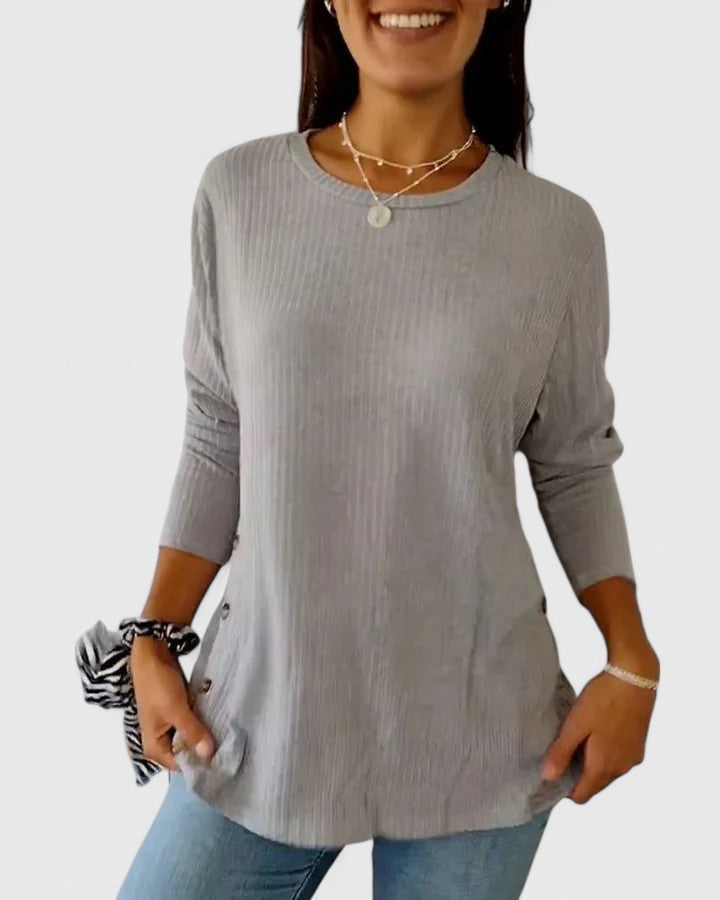 Megan™ | Elegante Crew Top