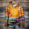 Eliza - Kleurrijke Zonsopgang Hoodie