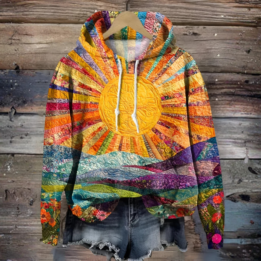 Eliza - Kleurrijke Zonsopgang Hoodie