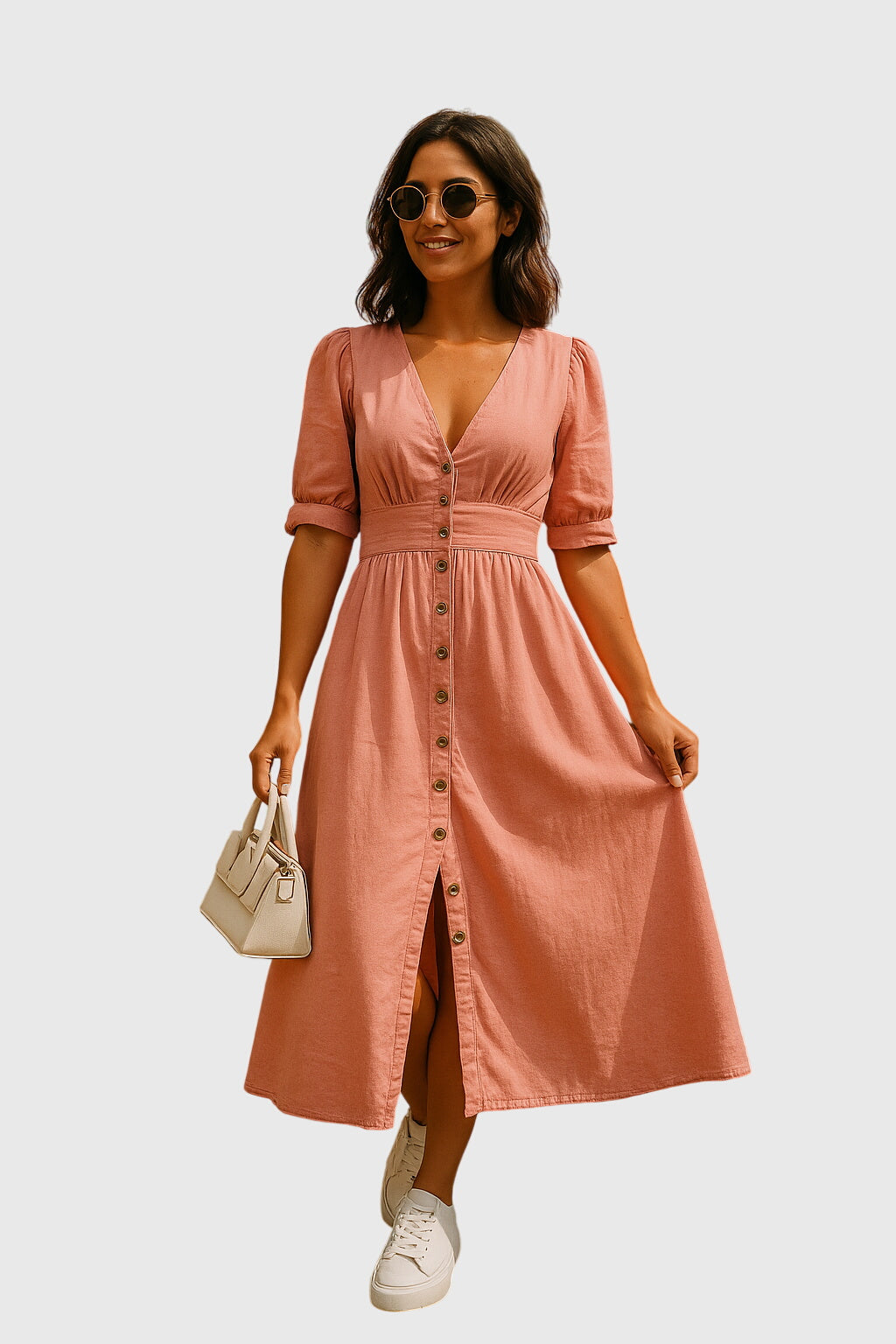 Jacqueline™ | Elegante Denim Jurk