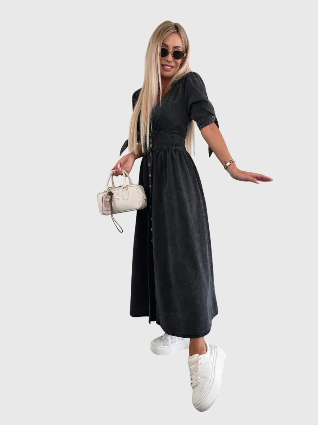 Sophia™ | Elegante Denim Jurk