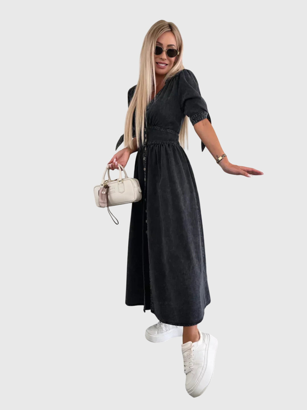 Sophia™ | Elegante Denim Jurk