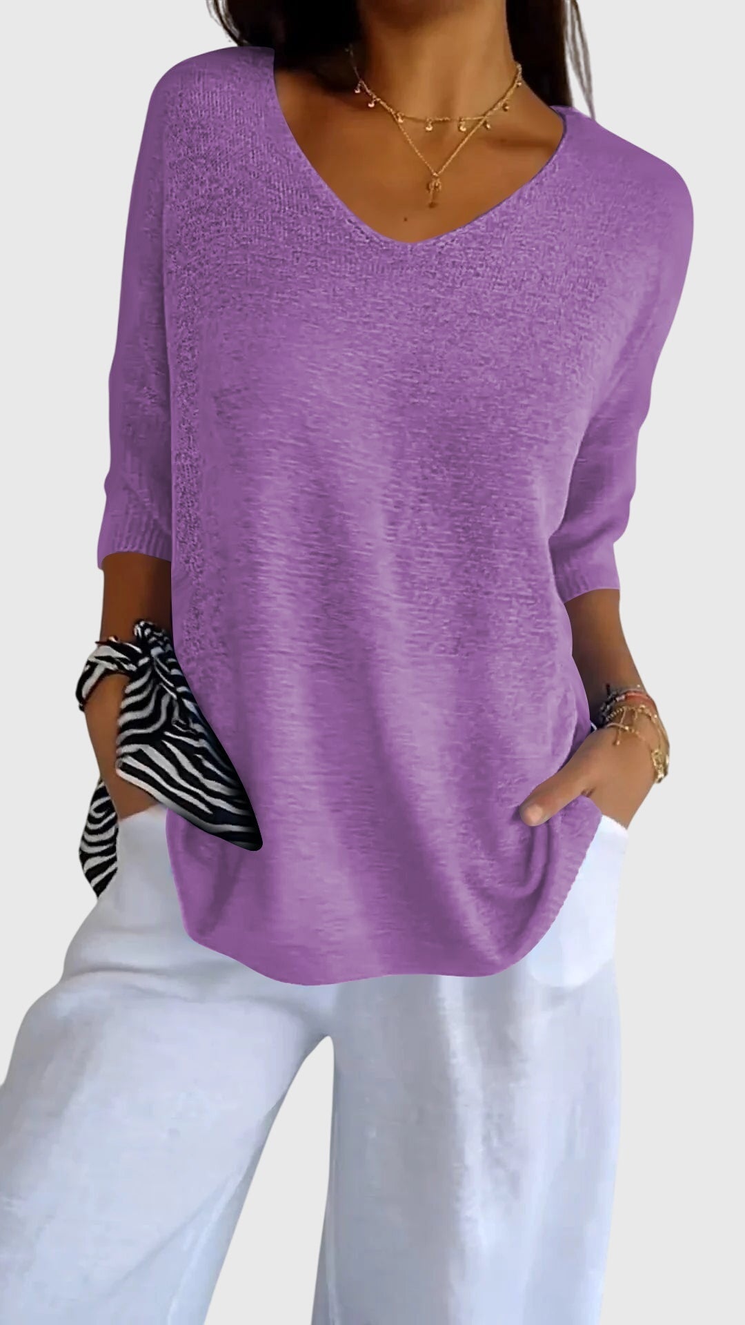 Cassandra™ | Elegante V-hals Top