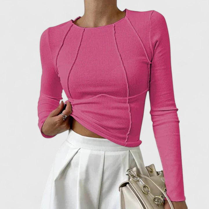 Rozminda | Comfortabel shirt met lange mouwen