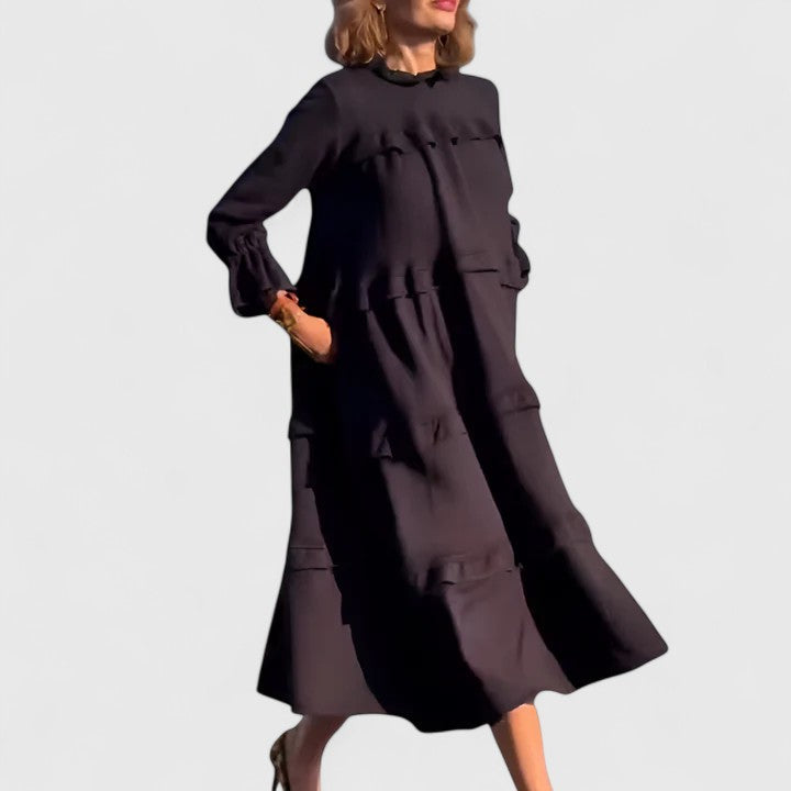 Briannelyse | Geraffineerde Midi Jurk