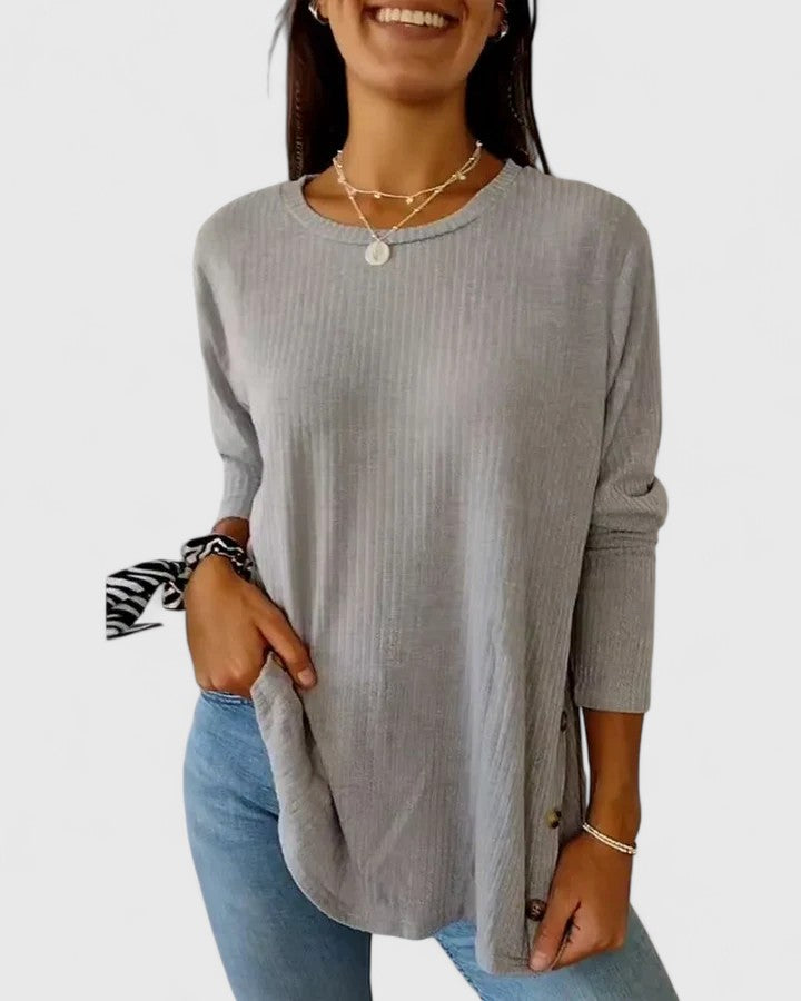 Megan™ | Elegante Crew Top