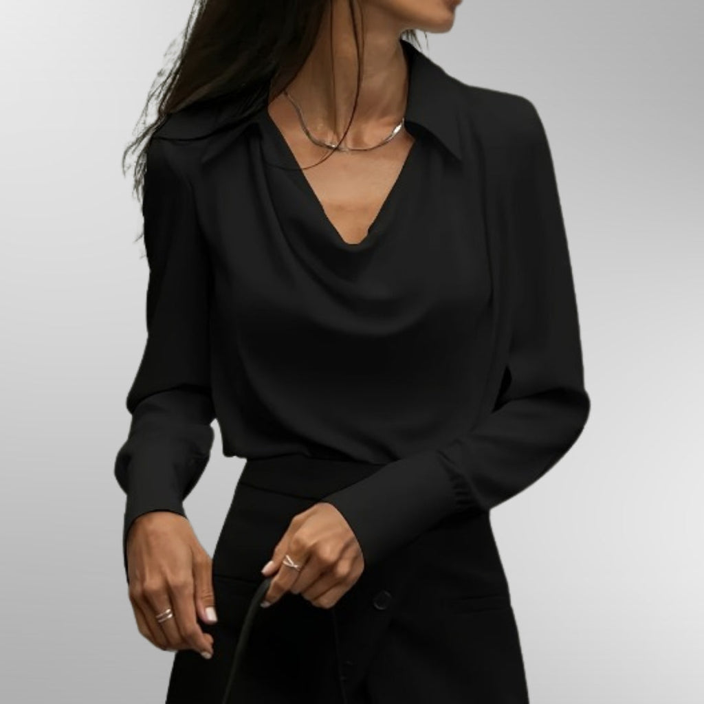 Violet™ | Elegante Satijnen Blouse
