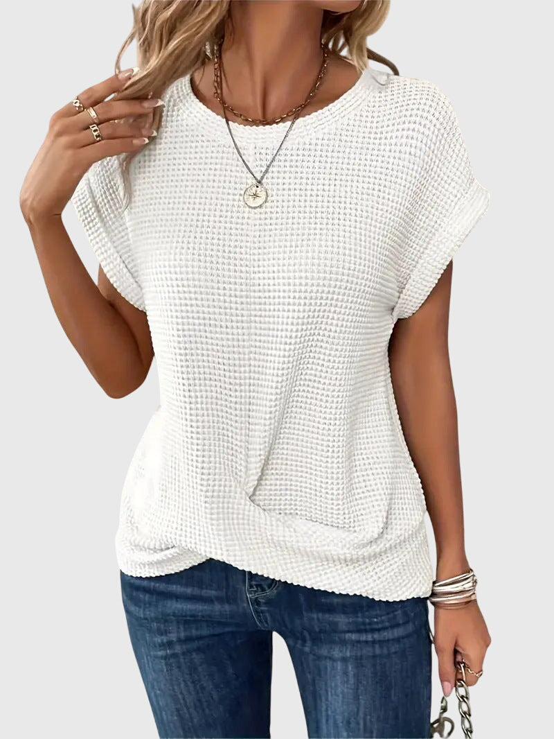 Isa™ | Elegante Blouse met Ronde Hals
