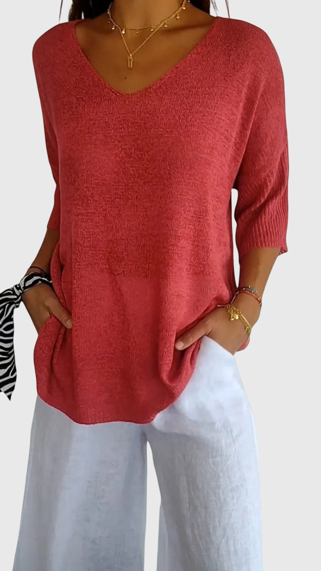 Cassandra™ | Elegante V-hals Top