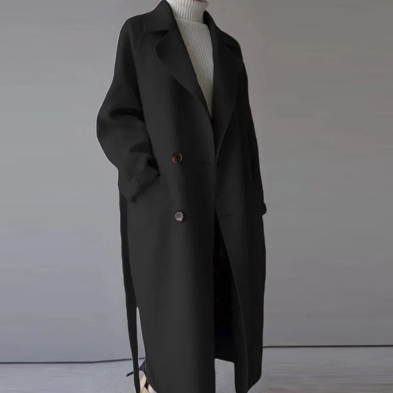 Elowen | Elegante lange winterjas voor dames
