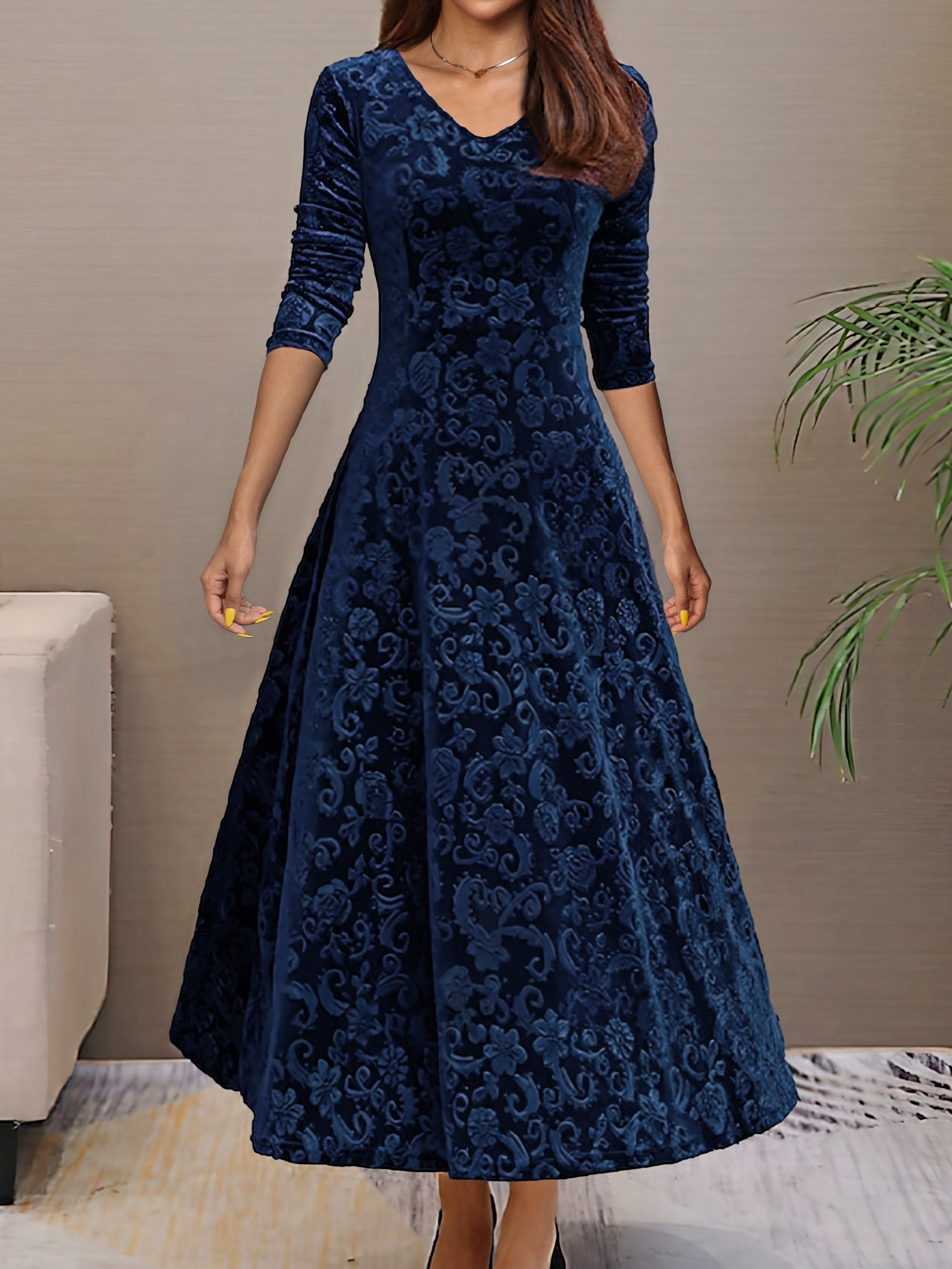 Denise | Holiday Velvet Elegance Jurk