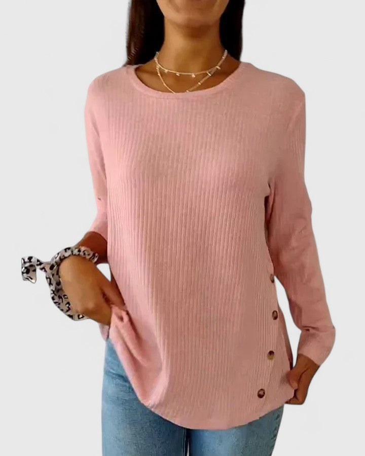 Megan™ | Elegante Crew Top