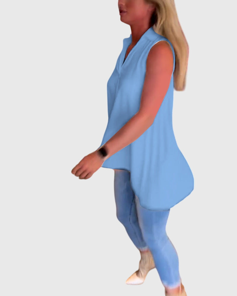 Lina™ | Mouwloze top