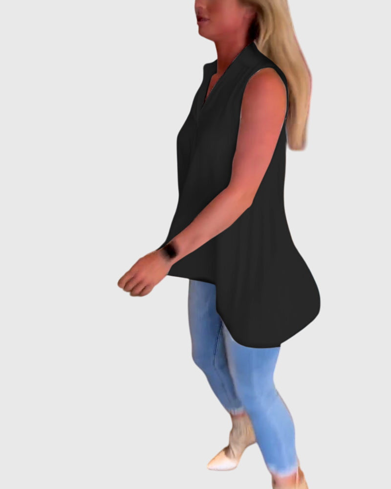 Lina™ | Mouwloze top