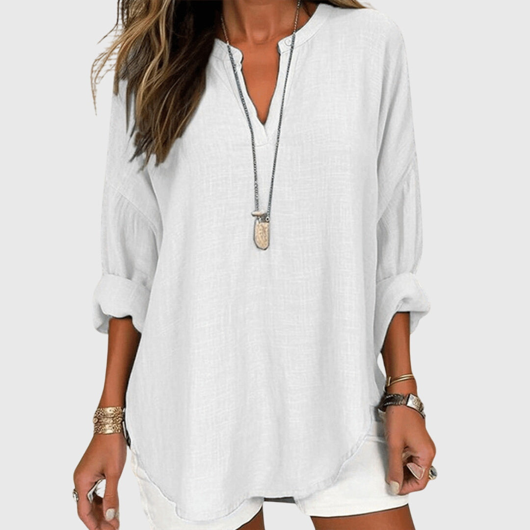 Lenara™ | Soepelvallend Elegant Strandoverhemd